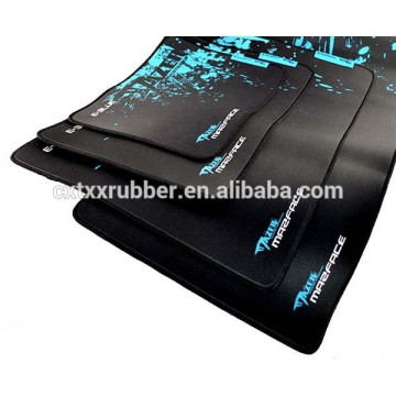 good print long mouse pad with stitch edge